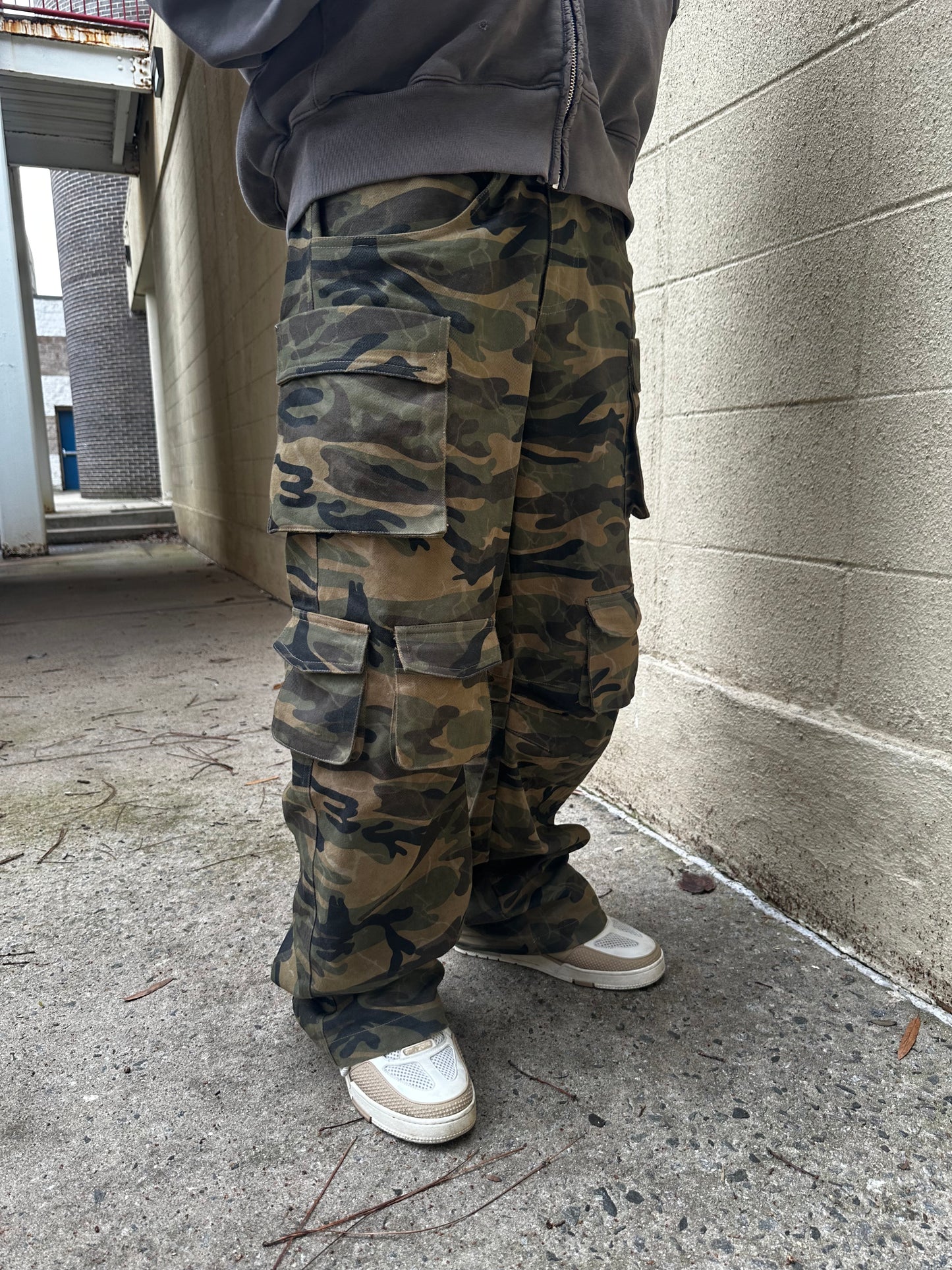 MARBLED CAMO CARGOS
