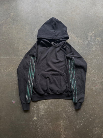 BLACK PLAID TRACK SET