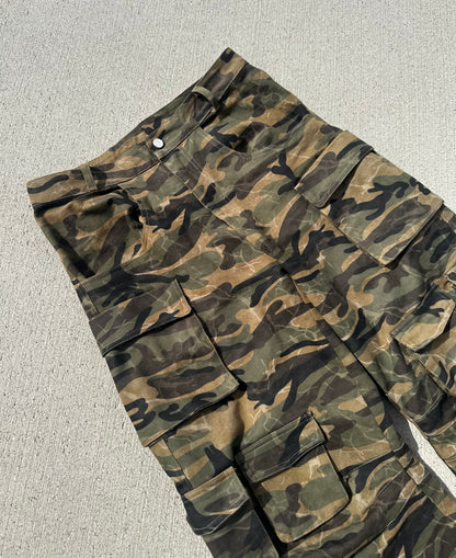 MARBLED CAMO CARGOS