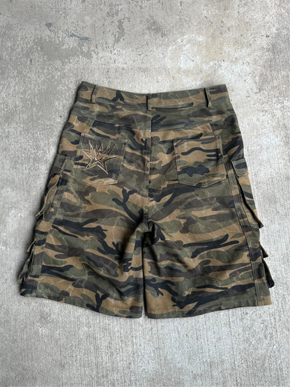 MARBLED CAMO SHORTS