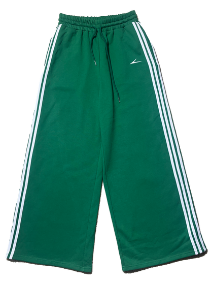 GREEN TRACK PANTS